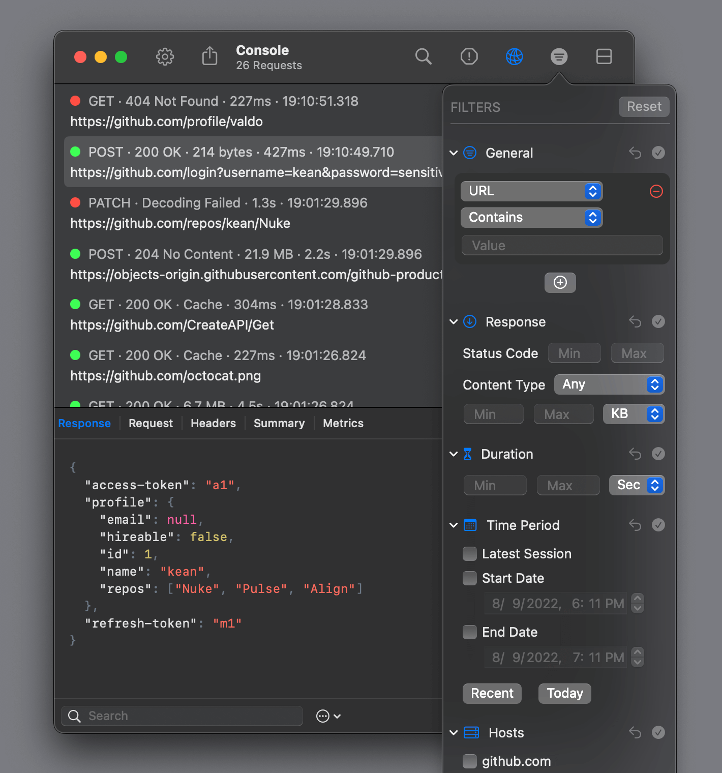 PulseUI on macOS