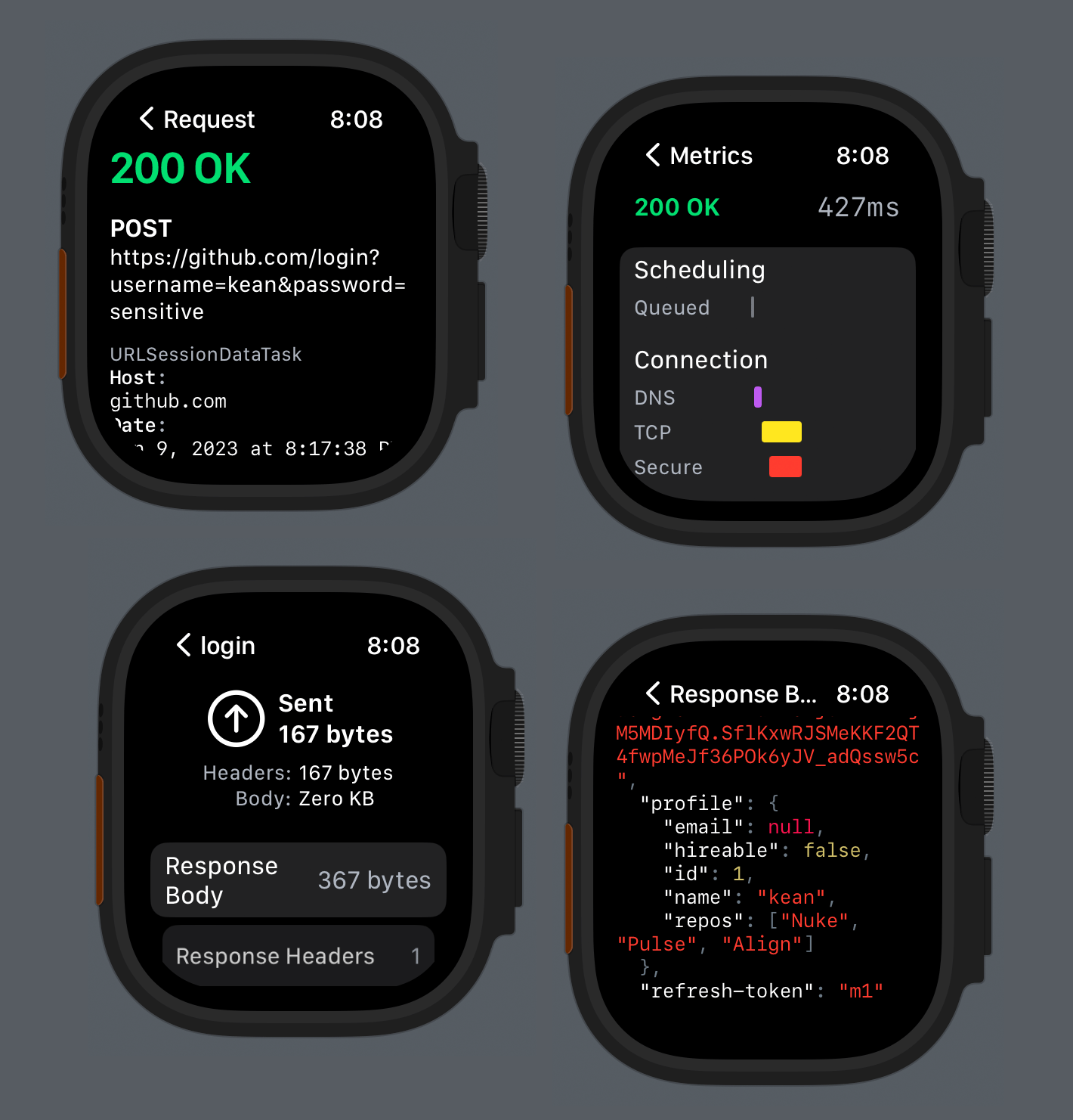 Pulse Console on watchOS