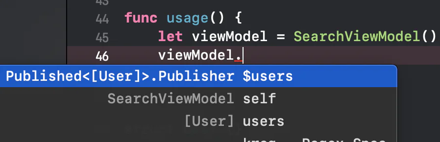 Xcode screenshot